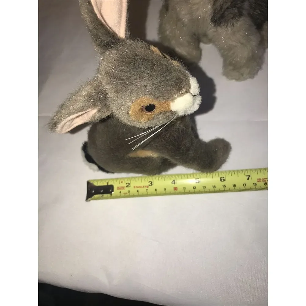 Smithsonian Institution Rabbit & fox Stuffed‎ Animal Little Soundprints 2003